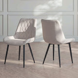 DANUBE | Wellington Dining Chair - Set of 2 Multicolor | 811600300237