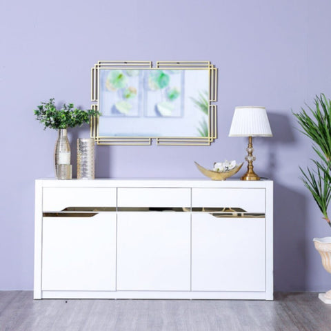 DANUBE | Annaliza Buffet Cabinet - White | 811600500078