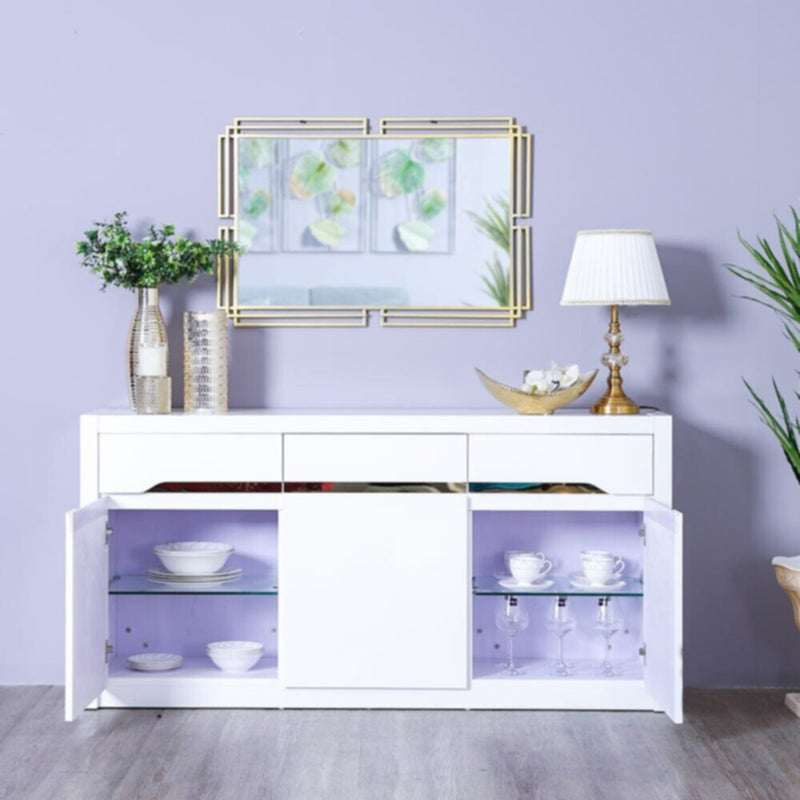 DANUBE | Annaliza Buffet Cabinet - White | 811600500078