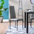 DANUBE | Rhian 1+6 Dining Set-Grey / Black Marble | 811600700003