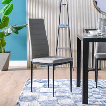 DANUBE | Rhian 1+6 Dining Set-Grey / Black Marble | 811600700003