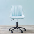 DANUBE | Corinna Mid Back Office Chair - Light Blue | 811900300149