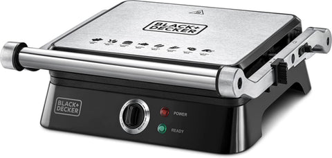 BLACK + DECKER | Contact Grill Fixed Plate 1400W | CG1400-B5