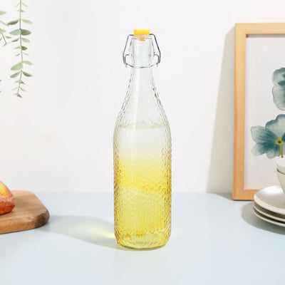 DANUBE | Essential Colored Glass Bottle Yellow 1000 Ml | 812000306877