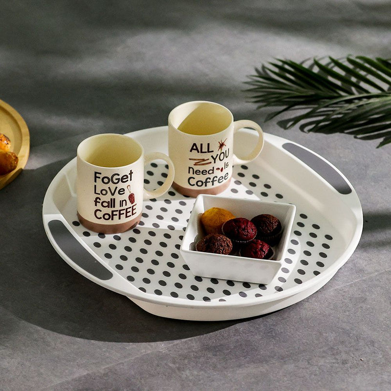 DANUBE | Danube Essential Round Non-Slip Serving Tray multicolor | 812000306891