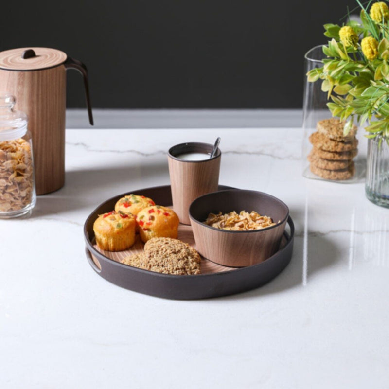 FISSMAN | Annual Ring Bamboo Fiber Tray - Large - 17067 | 812000404047
