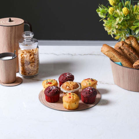 FISSMAN | Annual Ring Bamboo Fibre 9-1/2 Round Placemat - 17071 | 812000404051