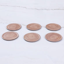 FISSMAN | Annual Ring Bamboo Fibre 6Pcs Round Coaster Set - 17072 | 812000404052