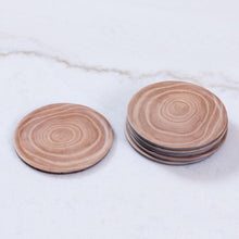 FISSMAN | Annual Ring Bamboo Fibre 6Pcs Round Coaster Set - 17072 | 812000404052