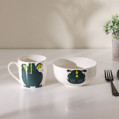 DANUBE | BTS 2-Piece New Bone China Breakfast Set Mug And Bowl -370Ml,580Ml | 812000406385