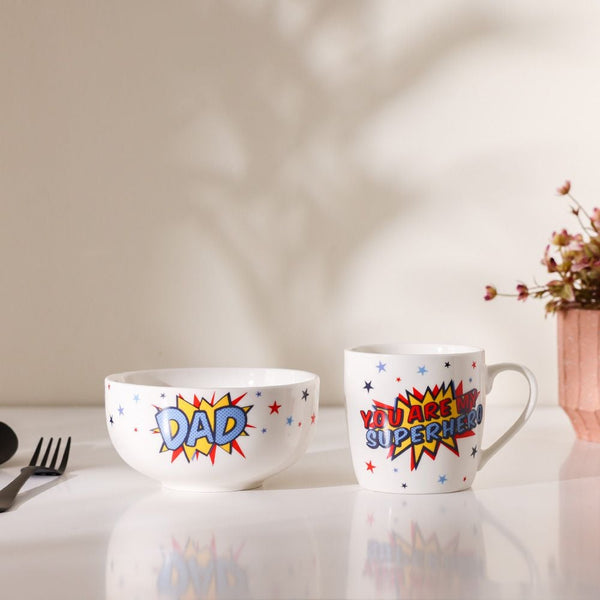 DANUBE | BTS 2 Piece New Bone China Breakfast Set Mug And Bowl 370Ml 580Ml | 812000406391