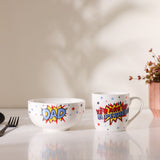 DANUBE | BTS 2 -Piece New Bone China Breakfast Set Mug And Bowl -370Ml,580Ml | 812000406391