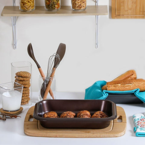 FISSMAN | Napoli Roaster Pan 39.5x29.5x6 cm - Choco Brown | 812000700649