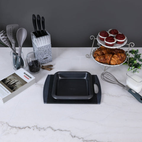 FISSMAN | Ramona Square Pan - Silver Grey | 812000700652