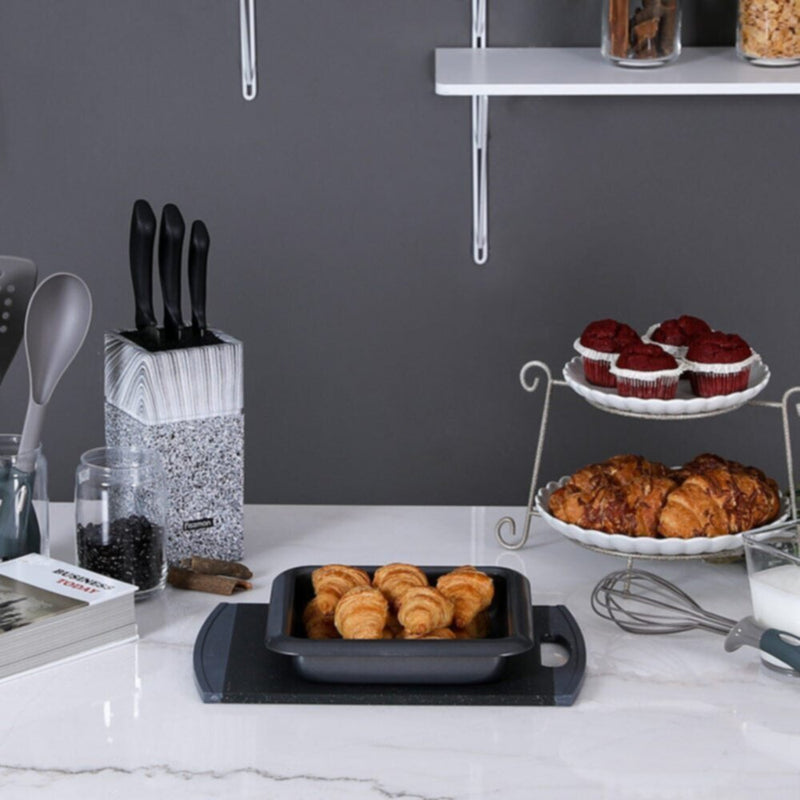 FISSMAN | Ramona Square Pan - Silver Grey | 812000700652