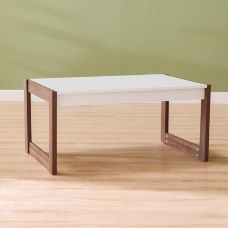 DANUBE | Tarsus Coffee Table - White / Walnut | 812700100020