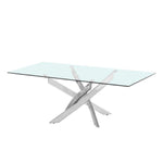 Leonardo Coffee Table-Glass / Chrome | 812700100153