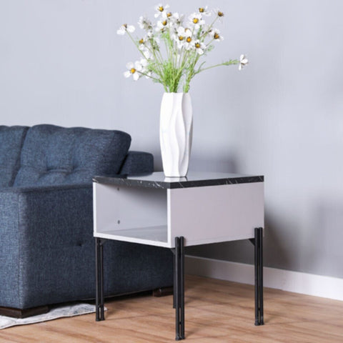 Form End Table-Black / Grey | 812700100334