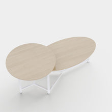 DANUBE | Terzo Coffee Table - Natural Oak / White | 812700100390