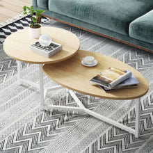 DANUBE | Terzo Coffee Table - Natural Oak / White | 812700100390