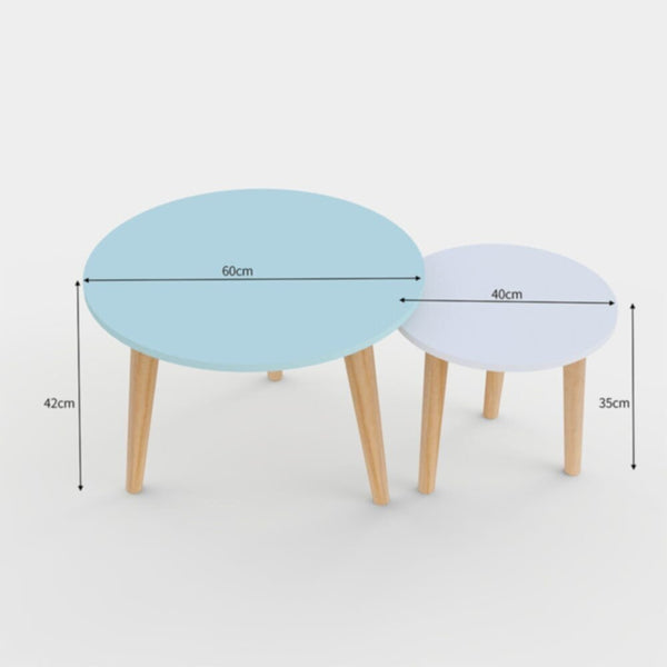 DANUBE | Vito Coffee Table Set of 2 - White | 812700100391