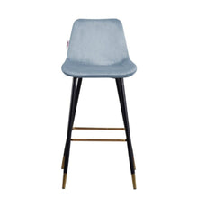 DANUBE | Kween Bar Stool-Light Blue / Black | 812700500018