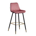 DANUBE | Kween Bar Stool -Rose / Black | 812700500019