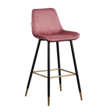 DANUBE | Kween Bar Stool -Rose / Black | 812700500019