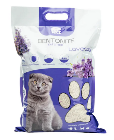Pets Bentonite Cat Litter With Lavender Scent 5L/4Kg | 81272