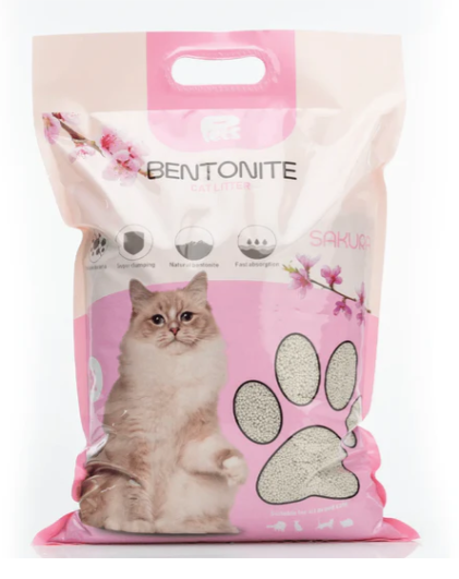 Pets Bentonite Cat Litter With Sakura Scent 5L/4Kg | 81273