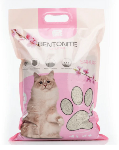 Pets Bentonite Cat Litter With Sakura Scent 5L/4Kg | 81273