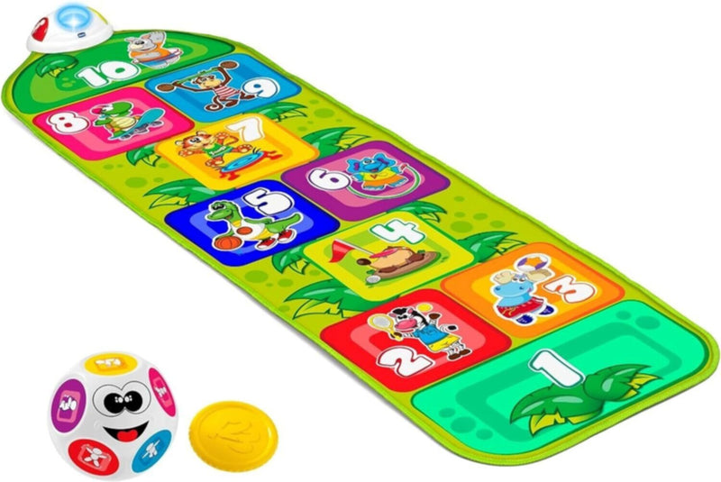 CHICCO | Electronic Hopscotch Jump & Fit Play Mat Multi-Coloured | 9150000000