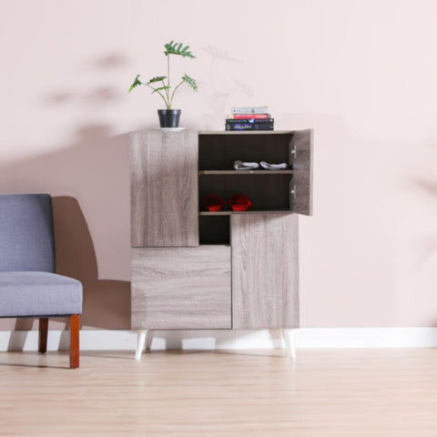 Patterson Shoe Cabinet - Light Oak - 12 Pairs | 813200100059