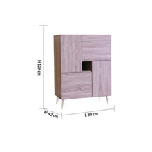 DANUBE | Patterson Shoe Cabinet - Dark oak | 813200100060