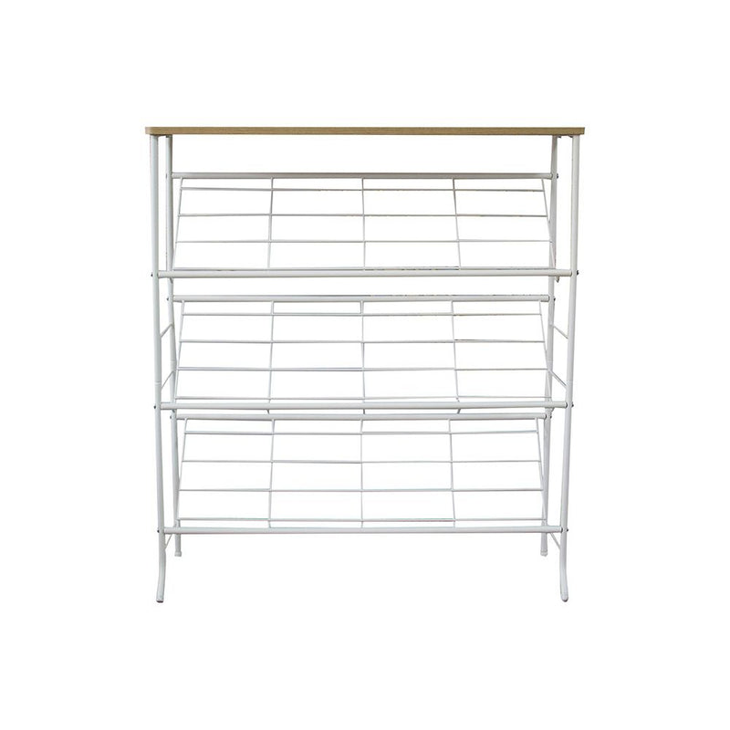 DANUBE | Sides Shoe Rack Light Oak White | 813200100123