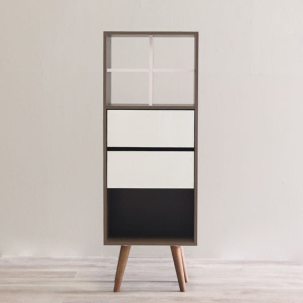 DANUBE | Monte Bookcase - Capuccino/Off White | 813200400079