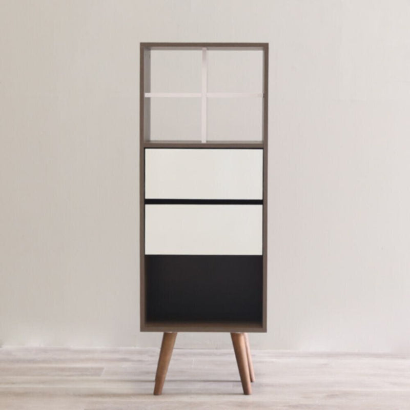 DANUBE | Monte Bookcase - Capuccino/Off White | 813200400079
