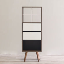 DANUBE | Monte Bookcase - Capuccino/Off White | 813200400079