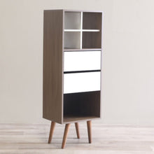 DANUBE | Monte Bookcase - Capuccino/Off White | 813200400079