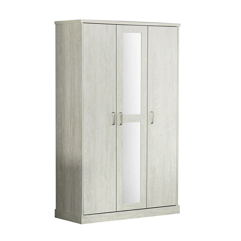 DANUBE | Zirco 3 Door Wardrobe White Oak | 813300300028