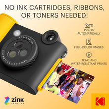 KODAK  | Wireless Digital Smile Plus Instant Print Camera Black