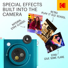 KODAK  | Wireless Digital Smile Plus Instant Print Camera Blue