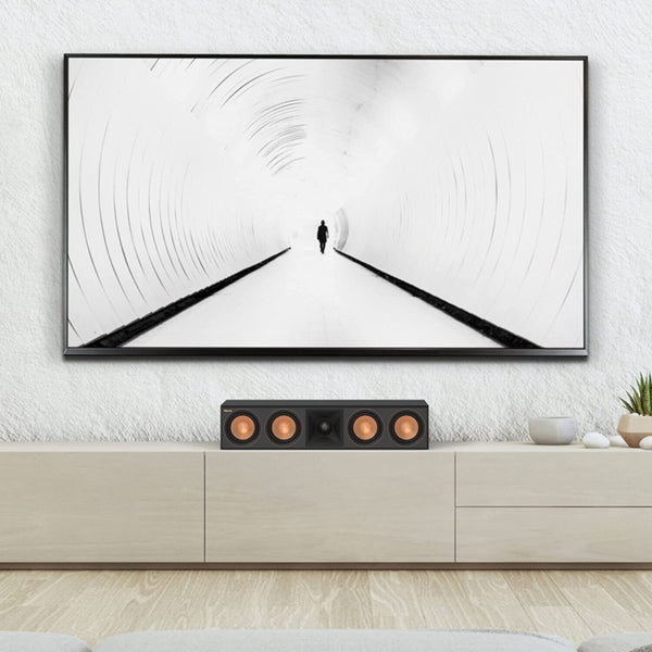KLIPSCH | Center Channel Home Theater Speaker Single 5.25" Cerametallic Ebony | RP-504C II