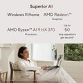 ASUS | Zenbook S 16 OLED AI Laptop 16inch 3K AMD Ryzen AI R9 HX370 32GB RAM 2TB SSD UM5606WA-RK233W | MASITNUM50614