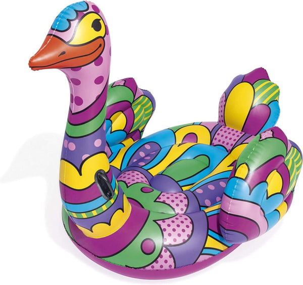 BESTWAY | Art Collection POP Ostrich Float Toy 6'3" x 65.5"/1.90m x 1.66m | BES115TOY00971