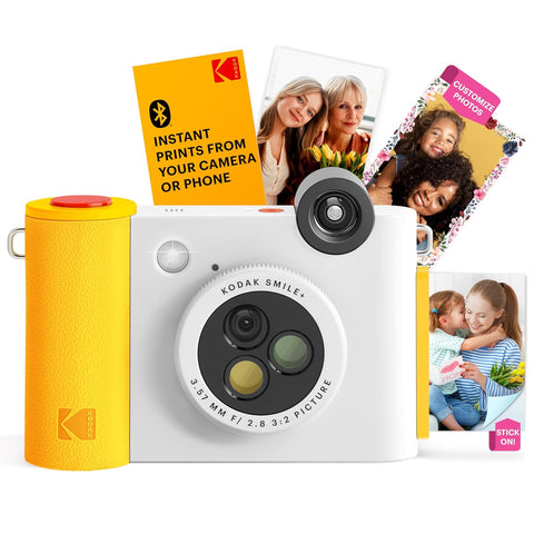 KODAK  | Wireless Digital Smile Plus Instant Print Camera White