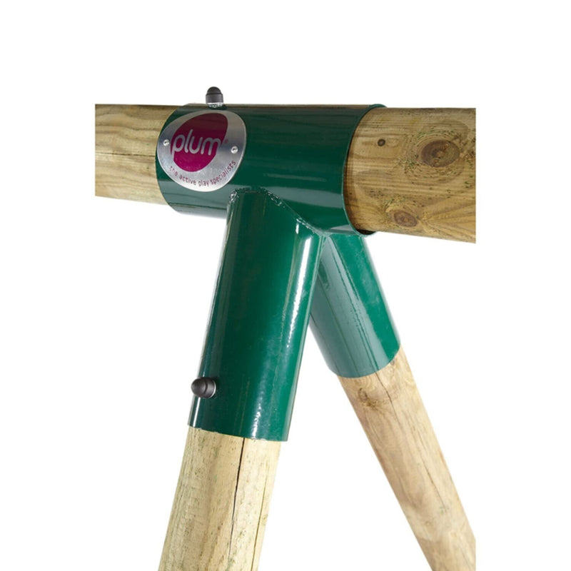 PLUM | Meerkat Wooden Garden Swing Set And Climbing Frame | PLU115TOY00074