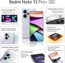 REDMI | Note 13 Pro 5G, 12GB RAM 512GB ROM, 6.67