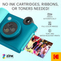 KODAK  | Wireless Digital Smile Plus Instant Print Camera Blue