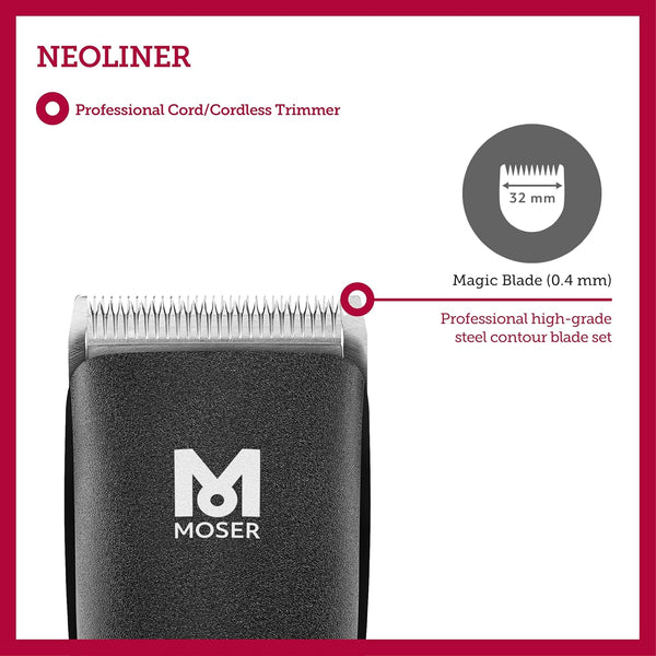 MOSER | Neo Liner Professional Cord/Cordless Hair Trimmer | 1586-0151